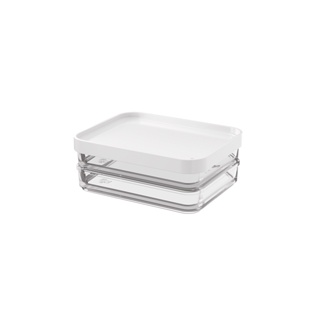Pote Duo Coza Clear 560ml - 13,1 x 16,7 x 6cm Branco