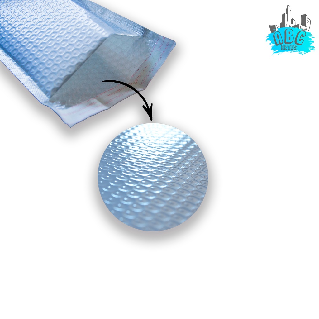 Envelope Saco Adesivado Pacote para envios 32x42 Saquinho Plástico Branco com Bolha 30uni