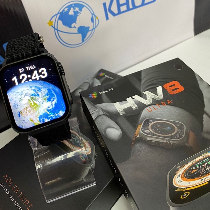 Smartwatch HW8 Ultra Relógio Inteligente Série 8 IWO Lançamento Original  Com Duas Pulseiras