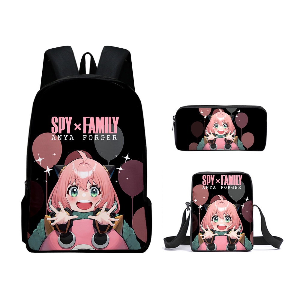 3pcs/Conjunto Spy X Family Anya Forger Meninas Mochila Japão Anime Desenho  Animado Kawaii Meninos Escolar Adolescentes Crianças Oxford Impermeável |  Shopee Brasil