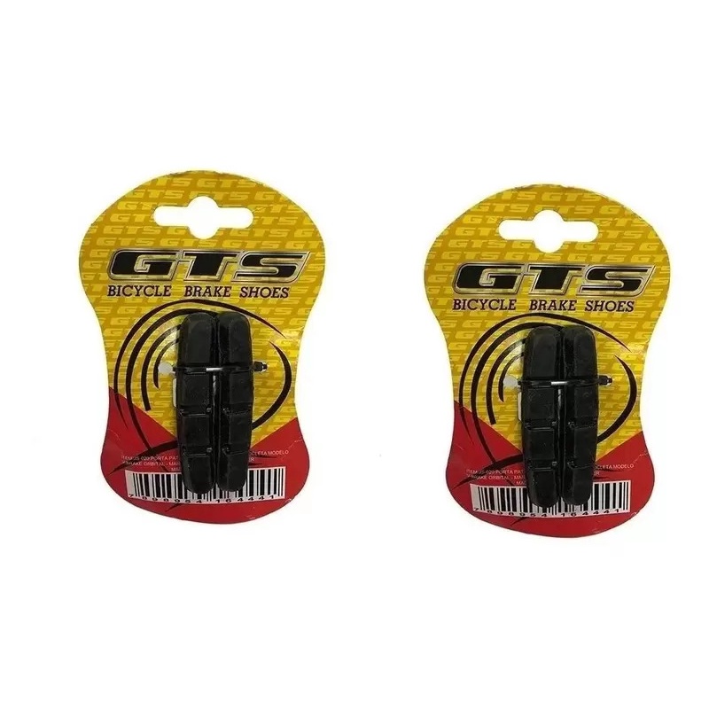 4 Sapatas Pastilha De Freio Gts V Brake Orbital 70mm Bike Parafuso Allen Bicicleta