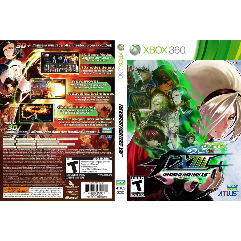 The King of Fighters XIII para Xbox 360 - Atlus - Jogos de Luta - Magazine  Luiza