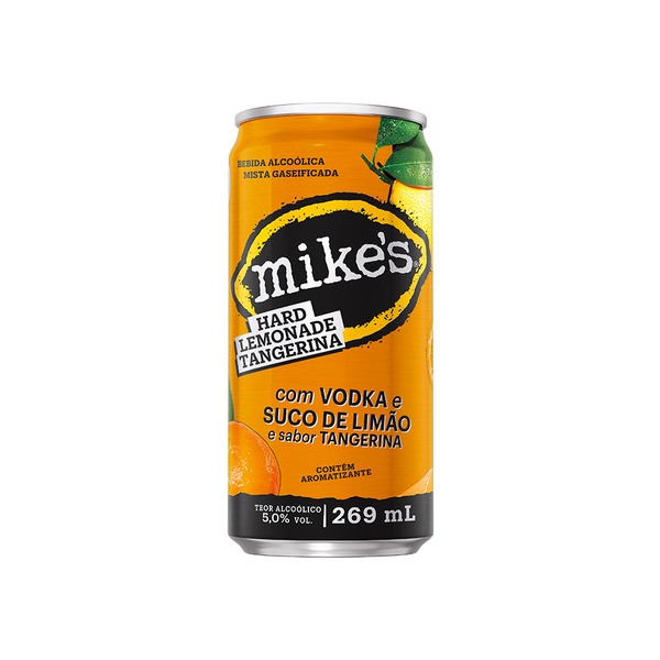 Mikes Hard Lemonade Tangerina Lata Sleek 269ml Cx 12 Shopee Brasil