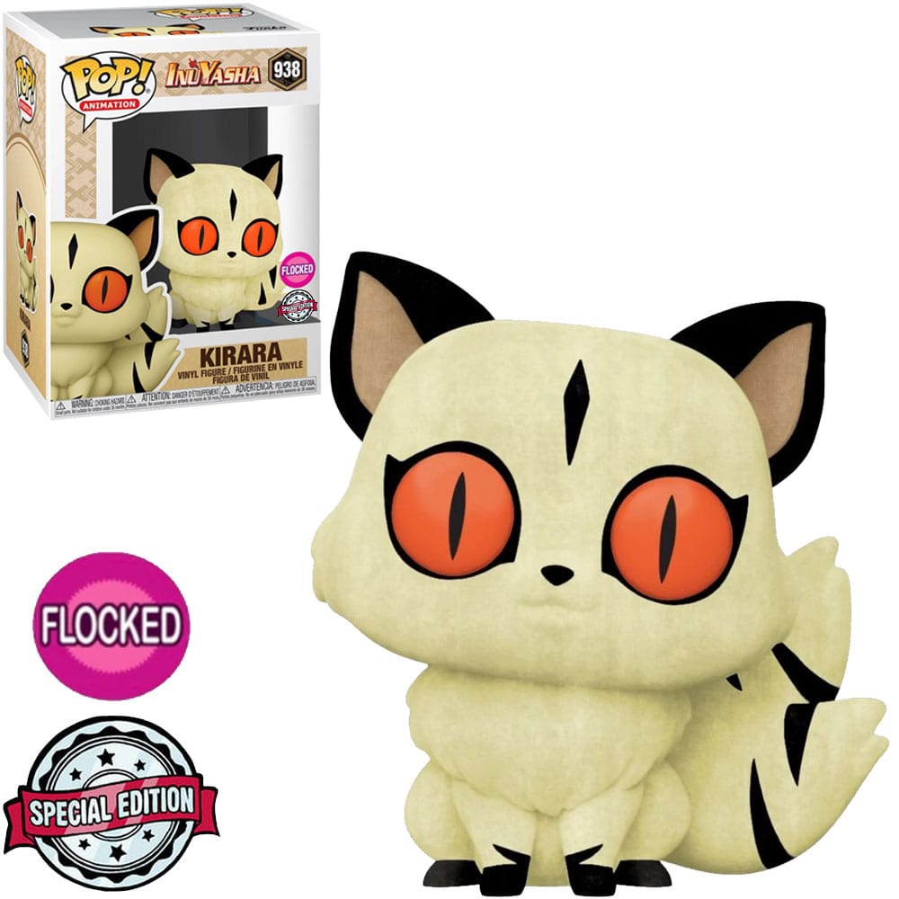 Funko Pop Inuyasha Kirara 938 – Flocked, Hot Topic Exclusive, Neuve