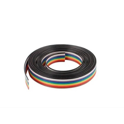 Cabo Flat Colorido 10 vias 26awg 300v 70C - 10x26AWG