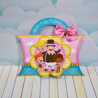 kit personalizado infantil Mundo Bita Rosa ( Combo de 5 pçs por modelo)