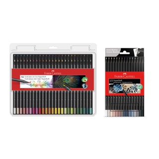 Lápis De Cor Faber-Castell Super Soft 15 Cores Quentes