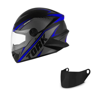 Capacete Moto Fechado Pro Tork R8 Com Viseira Cristal + Viseira Fumê Masculino e Feminino