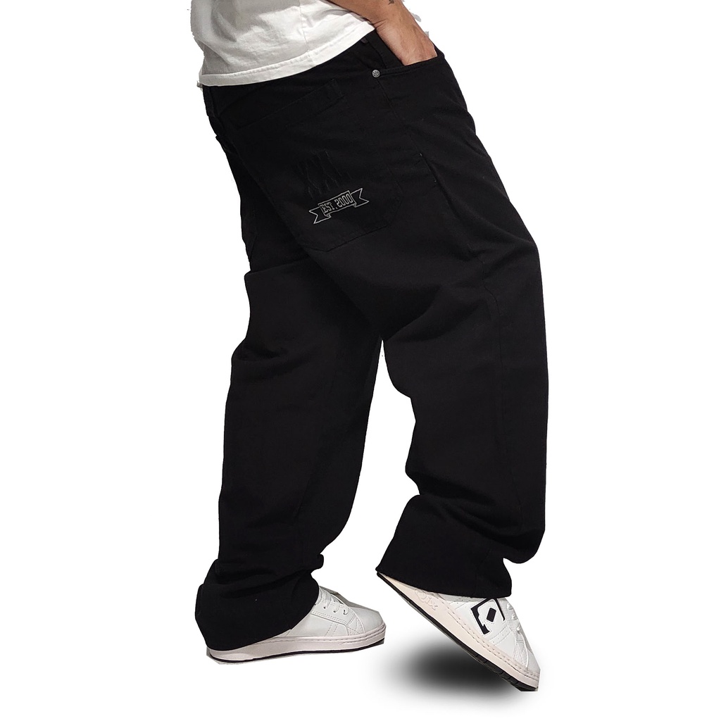 Cal a Jeans XXL Co Hip Hop Preta XXL 028