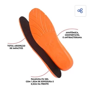 Super Palmilha Fina ortopédica para Tênis e Botas envio imediato oferta