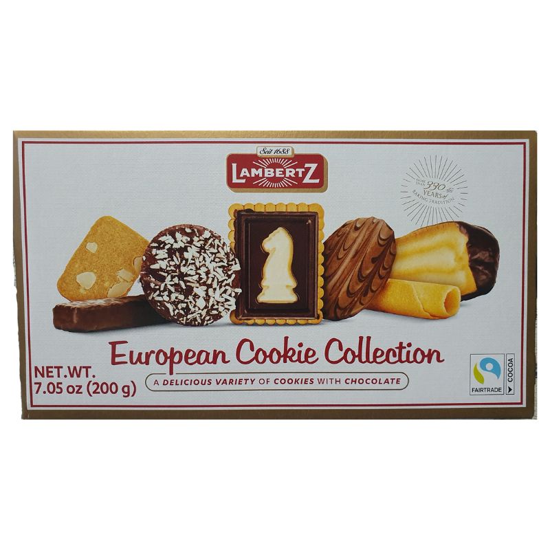 Biscoito Europeu Cookies Collection Lambertz 200 Gramas