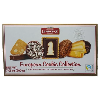 Biscoito Europeu Cookies Collection Lambertz 200 Gramas