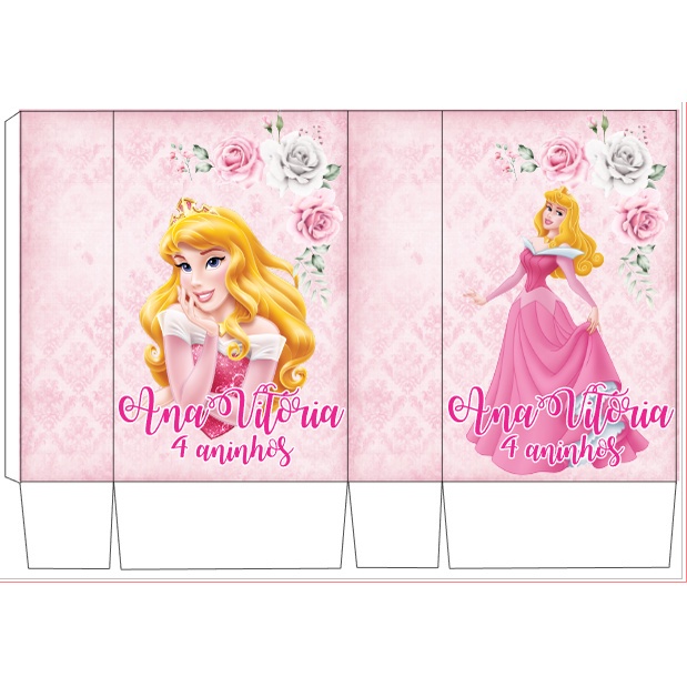 Sacolinha Personalizada - Com alça - AURORA - BELA ADORMECIDA