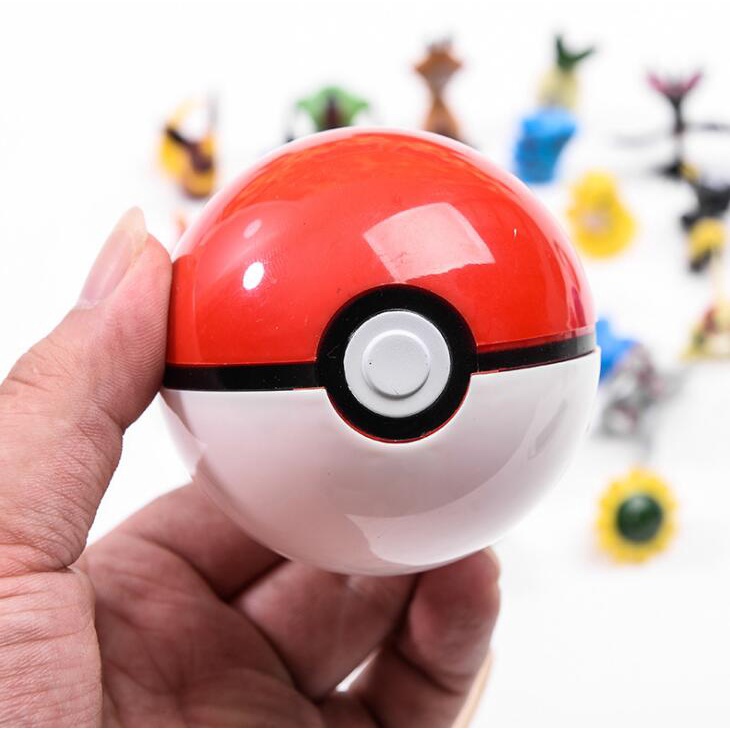 Pokemon em Miniatura com Pokebola Lacrada 1 Pokemon Aleatório em cada  Pokebola BS