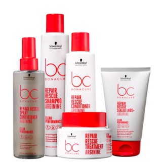 Kit Schwarzkopf Professional BC Bonacure Clean Performance Color Freeze Silver + Repair Rescue (5 Produtos)
