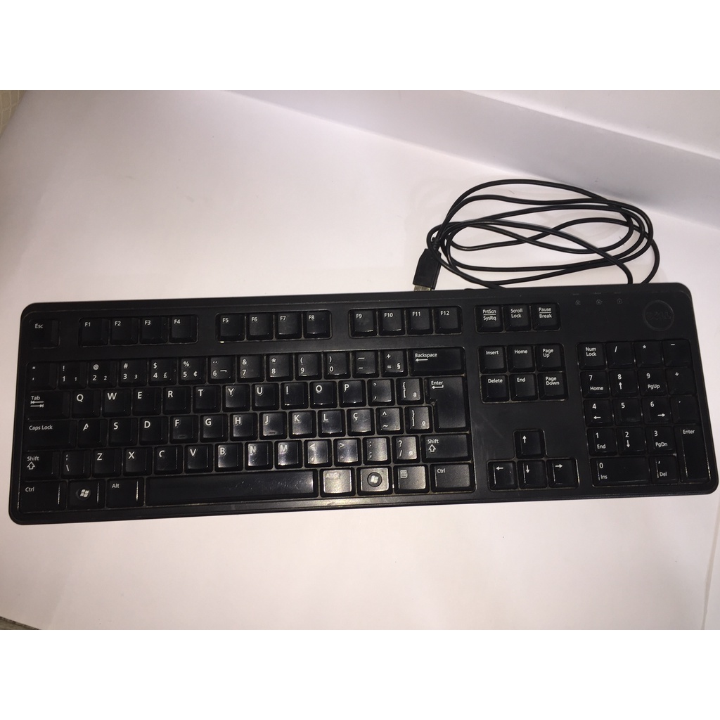 Teclado Dell Keyboard KB212B Entrada Usb Shopee Brasil