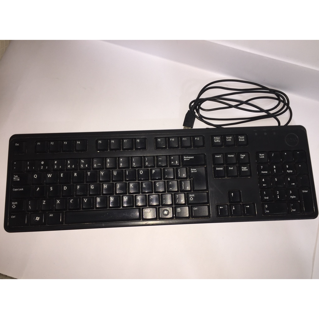 Teclado Dell Keyboard Kb212 B Entrada Usb Shopee Brasil 1134