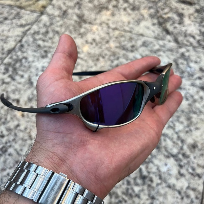 Oculos Oakley Juliet Xmetal Doble X Mandrake em Promoção é no Buscapé