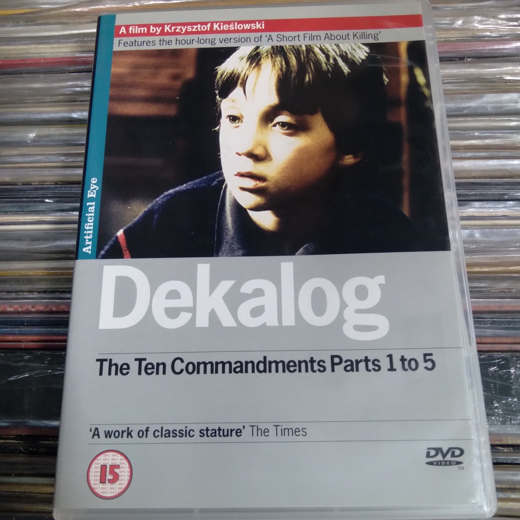 DEKALOG THE TEN COMMANDMENTS 1 TO 5 DVD KRZYSZTOF KIESLOWSKI