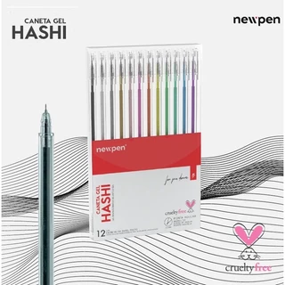 Caneta em Gel Hashi - Ponta Agulha Newpen