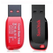 Pendrive SanDisk Cruzer Blade 32GB 2.0 preto e vermelho