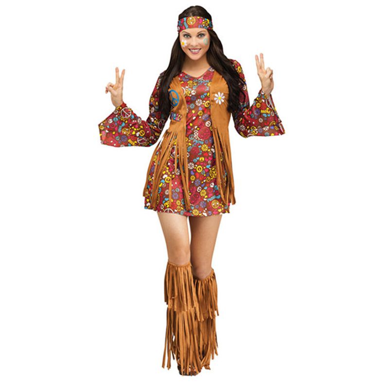Mulheres Roupas Da Decada De 70 Fantasia Hippie Anos Roupa Anos 70