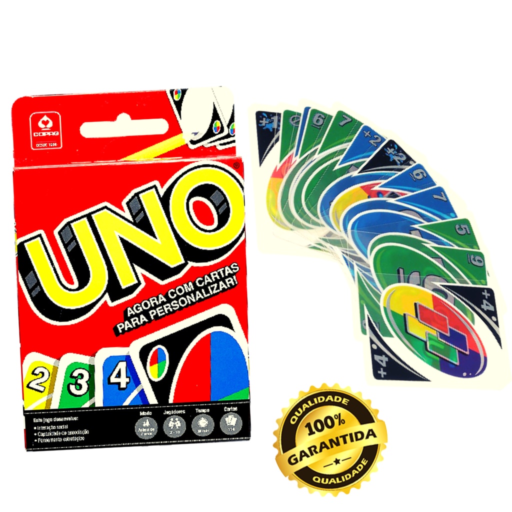 Jogo Cartas Uno Copag Jogue Com Seus Amigos E Grite uno! - Uno & Friends  - #