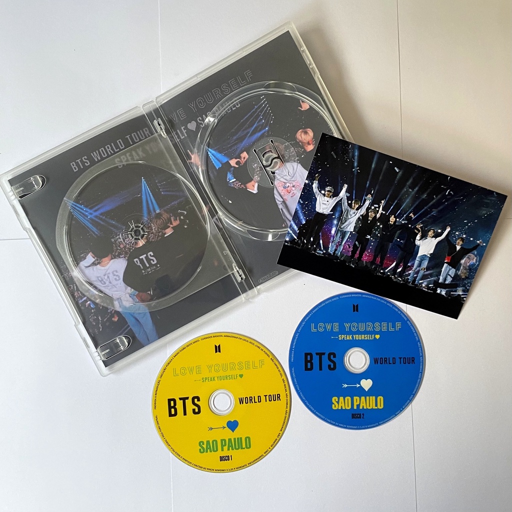 Dvd Bts World Tour Love Yourself Sao Paulo 2019 Permission To