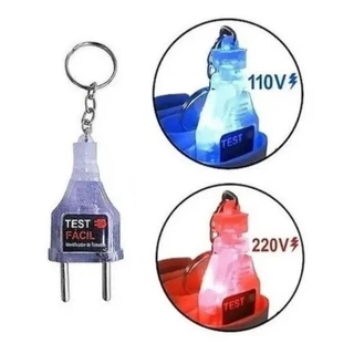 Chaveiro Teste Identificador de Tensão Voltagem 110/220v