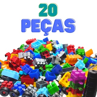 Blocos de montar lego 78 peças - COORDENAÇÃO MOTORA - Nina Brinca