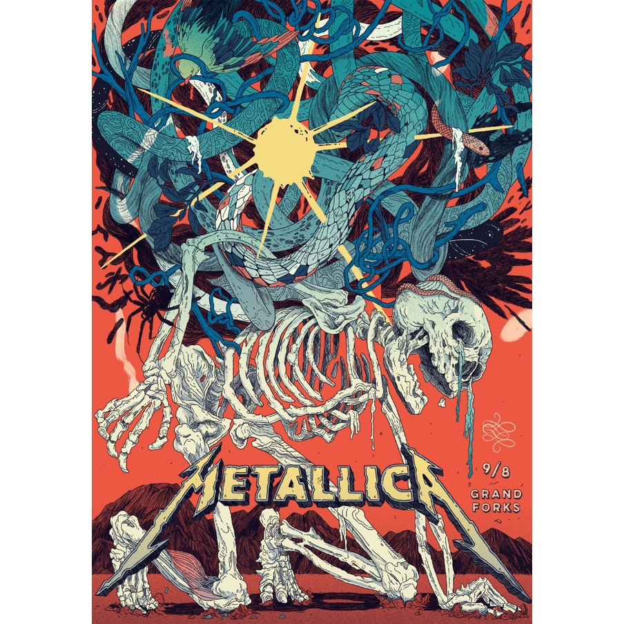 CLASSIC　ROCK POSTERS Poster Premium - Rock Classico - Várias opções e bandas