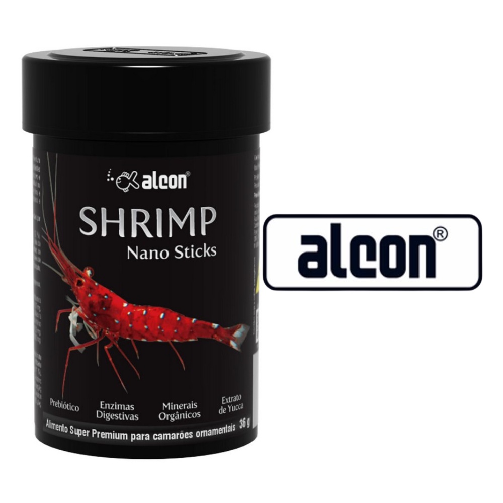 Shrimp Nano Sticks 36g Ração P/ Camarões - Alcon
