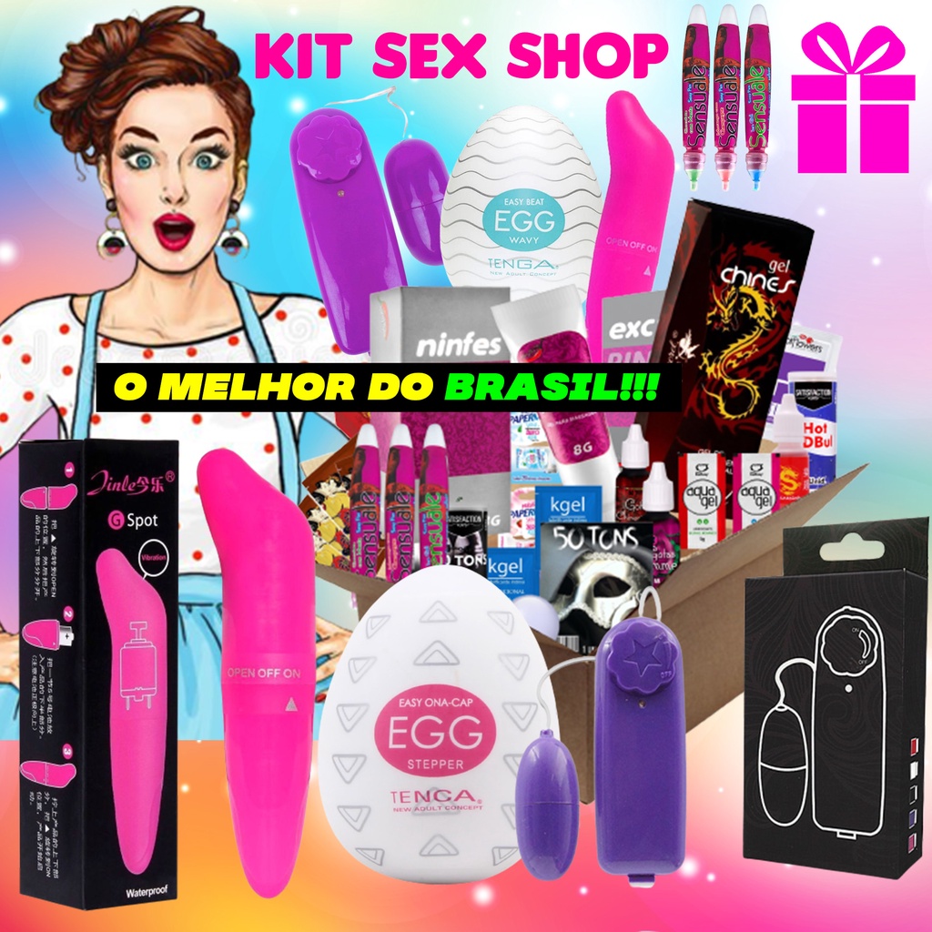Kit Sex Shop 13 Itens Golfinho E Bullet Vibrador Produtos Eróticos Lubrificante Egg Masturbador 4150