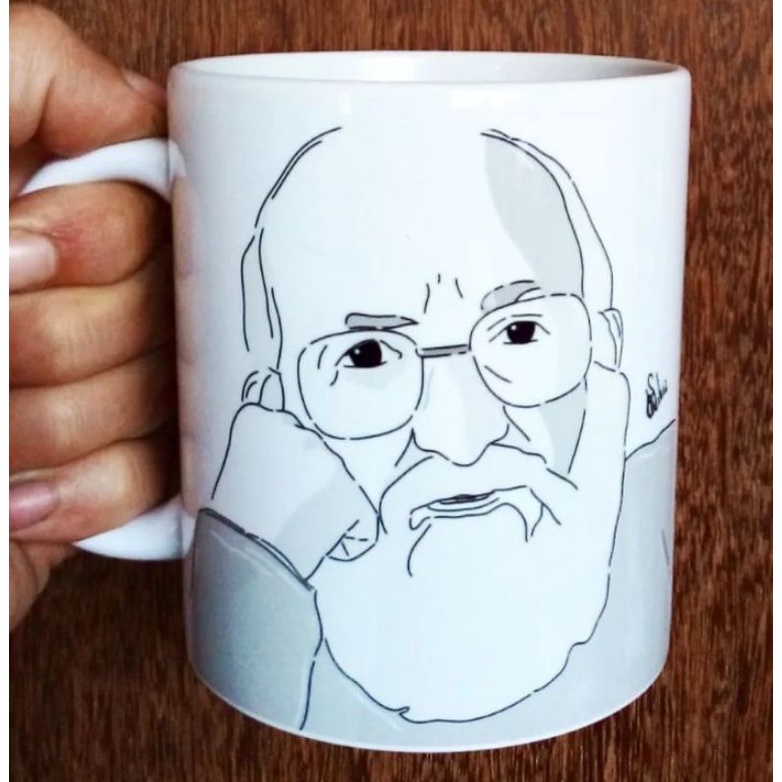 Caneca De Porcelana Personalizada Paulo Freire Professor Shopee Brasil