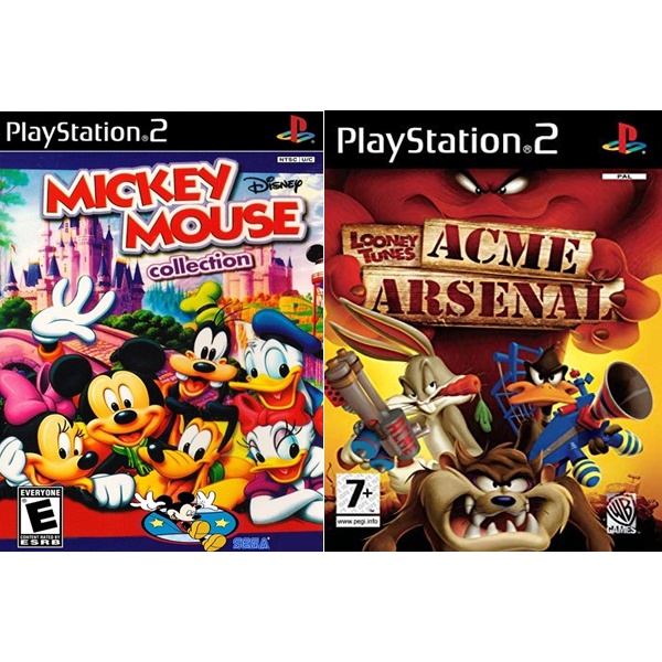 Kit Mickey Mouse Collection + Looney Tunes Acme Arsenal com 2