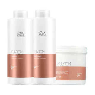 Kit Wella Professionals Fusion Profissional - Shampoo e Condicionador e Máscara