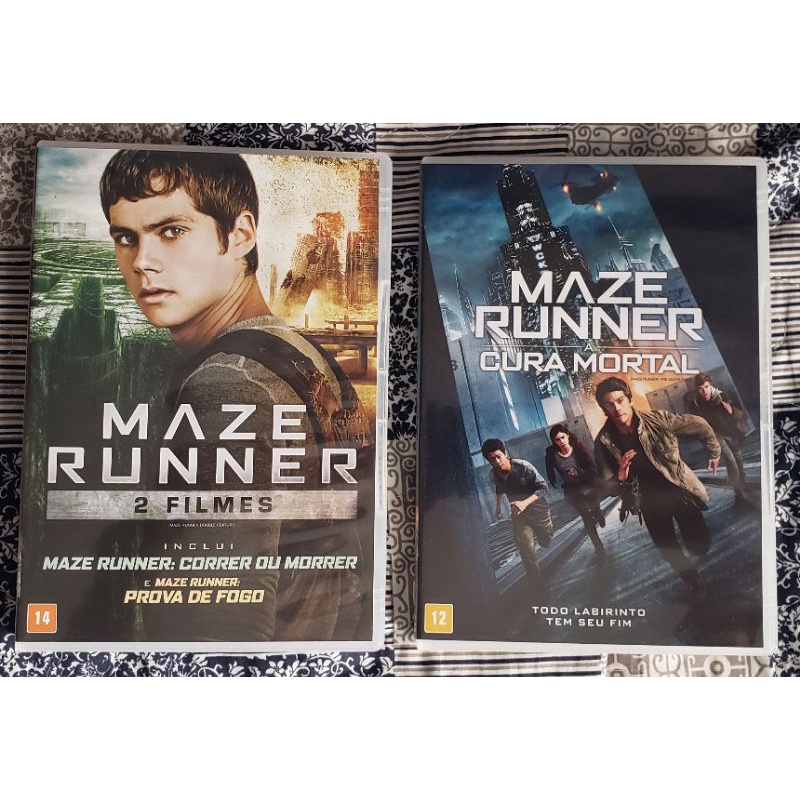 Dvd Maze Runner - 2 Filmes, Lacrado e Original (Maze Runner Correr ou  Morrer / Maze Runner Prova de Fogo)