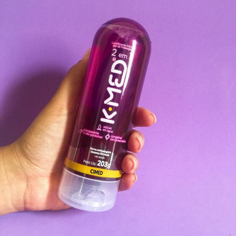 Gel Lubrificante Íntimo 2 em 1 K-MED 203g Kmed Cimed | Shopee Brasil