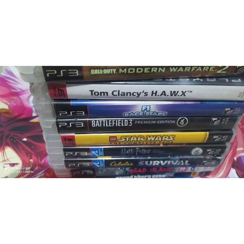 Jogos de PS3 originais seminovos em mídia física em ótimo estado