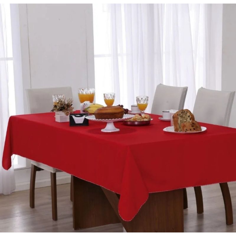 Toalha de mesa xadrez de Natal Amosfun com 2 peças, retangular, branca,  preta e vermelha, toalha de mesa de Natal, Natal, Natal, Natal, cozinha,  jantar