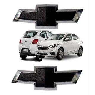 Kit Onix / Prisma 2013 até 2019 Gravata Black Piano Grade e Mala Chevrolet Frente e Traseira