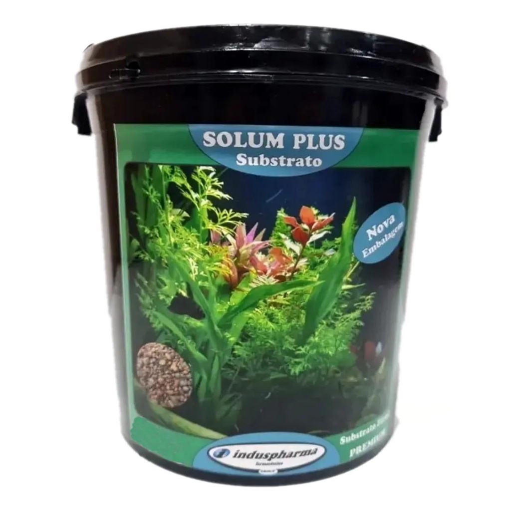 Substrato Fértil Solum Plus Premium 3,6L Induspharma - Para Aquário ...