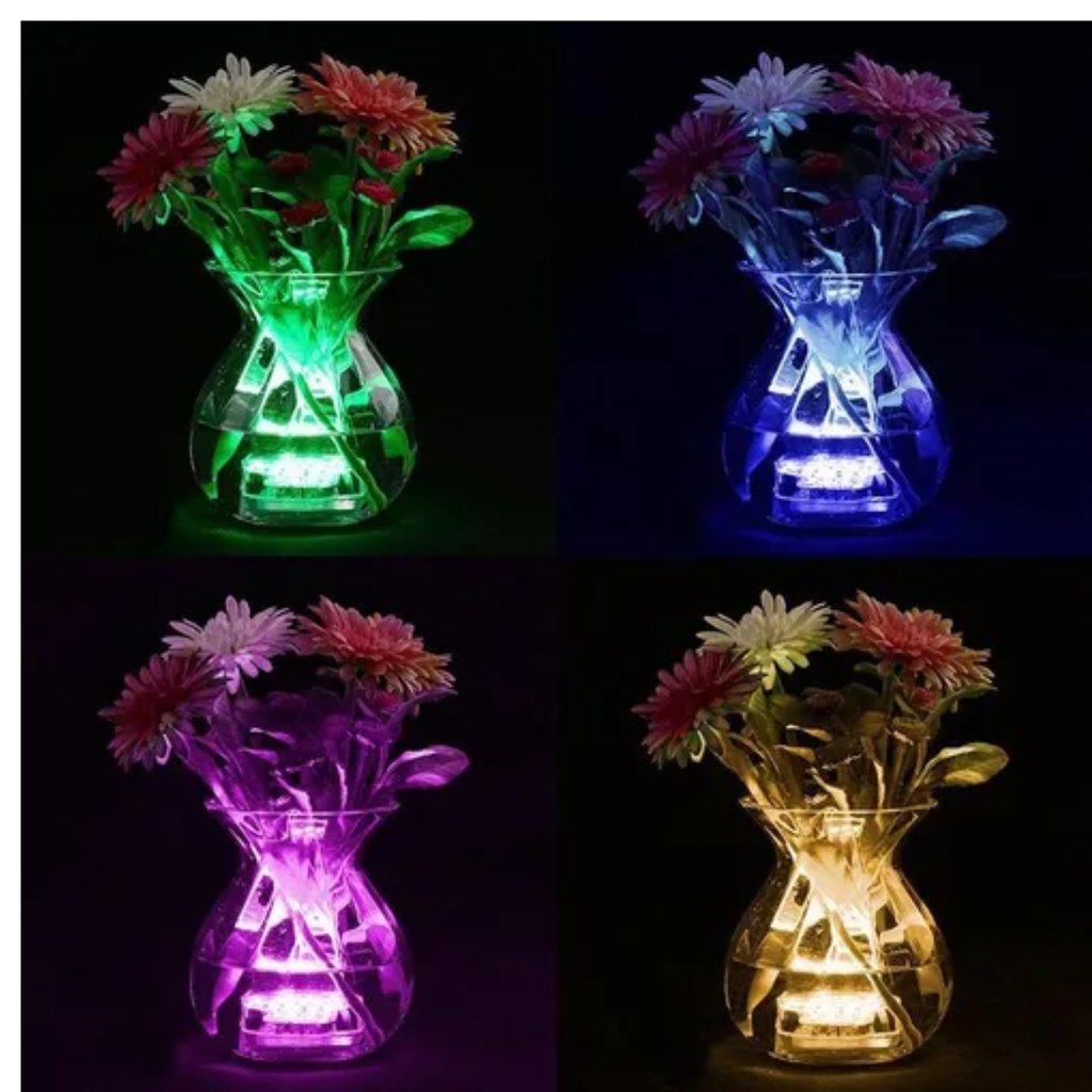 Kit 4 Luminarias LED Para Piscina 16 cores diferentes Impermeavel