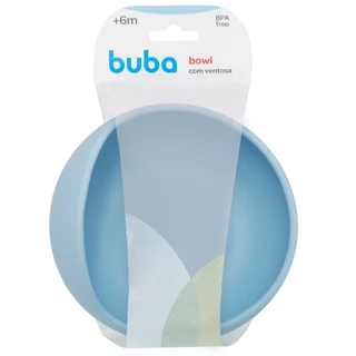 Bowl Azul Em Silicone Com Ventosa 15633 - Buba