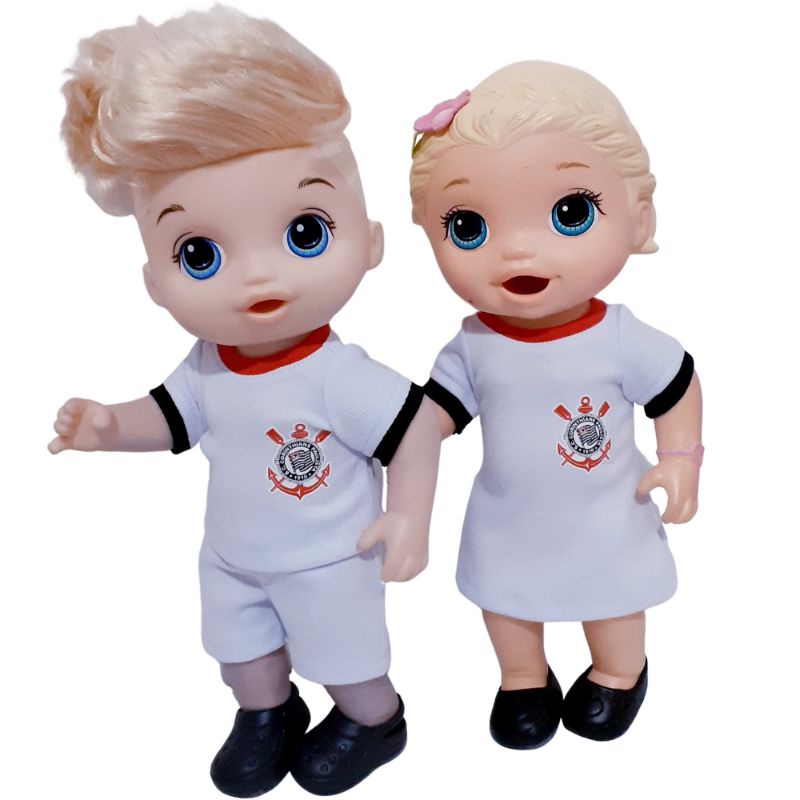 Roupa boneco Baby Alive e similares Uniforme escolar menino