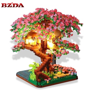 1 Conjunto Casa De Árvore Rosa De Blocos De Construção De Flores De  Cerejeira Bloco De Construção De Modelo De Flor De Cerejeira Diy Brinquedo  Para Adulto Presente De Brinquedo Diy De