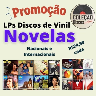 PROMOÇÃO: LPs TSO Novelas diversas discos vinil - Parte 1 novela em Oferta na Shopee