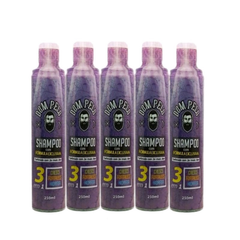5x Shampoo Fortalecedor 3em1