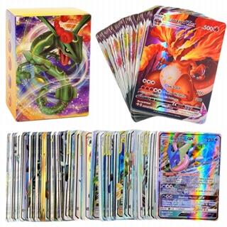 Kit de Cartinhas de pokémon VMAX Incluir Rara Charizard Eternatus Vmax 20/50/100