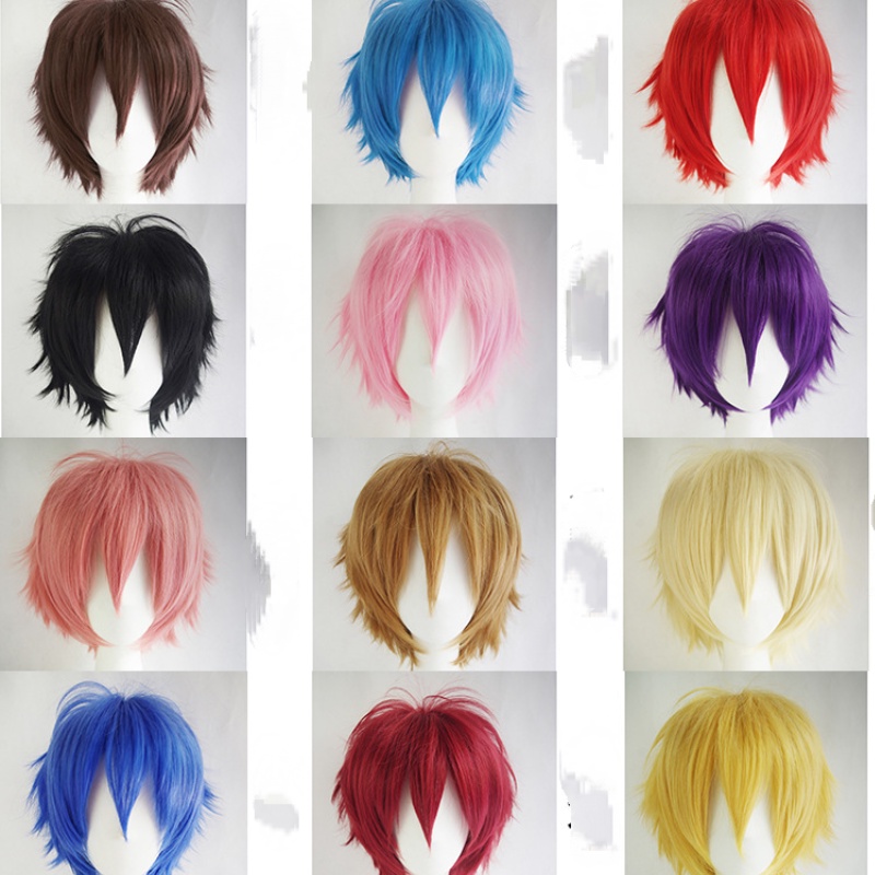 Anime Cabelo Curto Conjunto Completo Cosplay Traje, O Estudo de